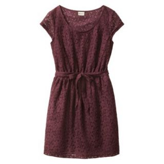 Merona Womens Lace Sheath Dress   Berry Cobbler   XL