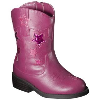 Toddler Girls Cherokee Deloria Cowboy Boot   Pink 6