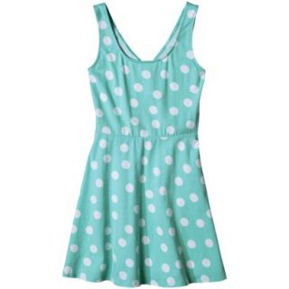 Mossimo Supply Co. Juniors Fit & Flare Dress   Waterslide L(11 13)