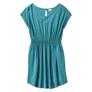 Mossimo Supply Co. Juniors Plus Size Cap Sleeve Dress   Blue 2