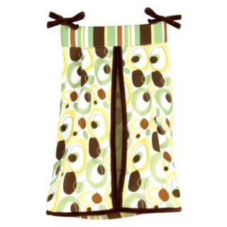 Sage/Brown Giggles Diaper Stacker by Lab