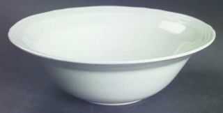 Gibson Designs Le Claire White Rim Cereal Bowl, Fine China Dinnerware   All Whit