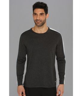 Tommy Bahama Heather L/S Crew Neck Mens Long Sleeve Pullover (Black)