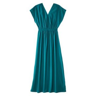 Merona Petites Short Sleeve Maxi Dress   Blue XXLP
