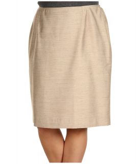 Jones New York Plus Size Slim Skirt Womens Skirt (Khaki)