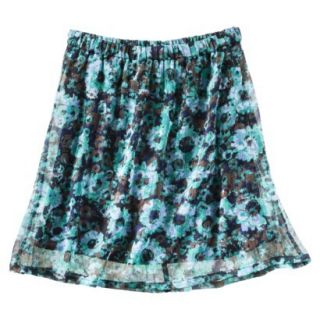 Mossimo Supply Co. Juniors Chiffon Crinkle Skirt   Flag Blue L(11 13)