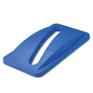 Rubbermaid Blue Paper Recycling Top For Slim Jim Waste Containers