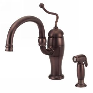 Danze D407521RB Antioch  Single Handle Kitchen Faucet With Side Spray