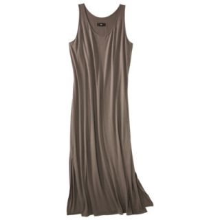 Mossimo Womens Plus Size Sleeveless V Neck Maxi Dress   Timber 3