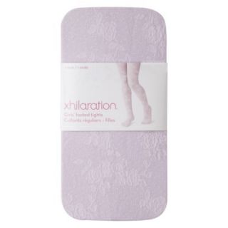 Xhilaration Girls 1 Pack Nylon Tights   Lilac 12 14