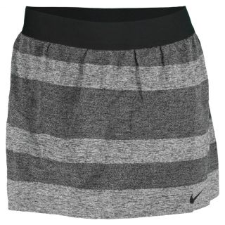 Nike Women`s Seamless Tennis Skirt Small 010_Black/Heather