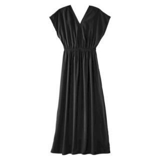 Merona Womens Woven Kimono Maxi Dress   Black   XXL