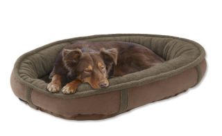 Wraparound Dog Bed / Medium Dogs 35 50 Lbs., Chocolate,