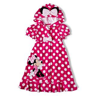 Disney Pink Minnie Mouse Cover Up   Girls 2 10, Pink, Girls