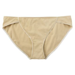 JKY By Jockey Womens Cotton Stretch Bikini   Toasted Beige 6