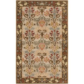Rizzy Rugs Century Beige/Brown Floral Rug CNTCY28770412 Rug Size 8 x 10