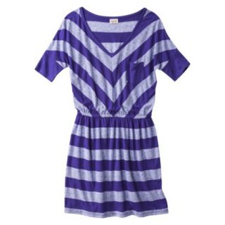 Mossimo Supply Co. Juniors V Neck Dress  Kindred Blue XL(15 17)