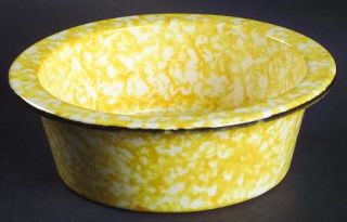 Stangl Town & Country Yellow Rim Soup Bowl, Fine China Dinnerware   Yellow Spong