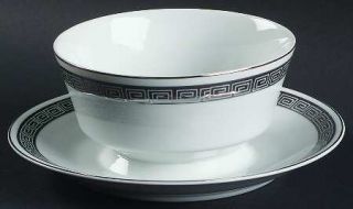 Harmony House China Romaic Gravy Boat with Attached Underplate, Fine China Dinne
