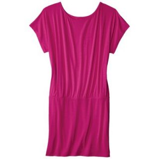 Mossimo Supply Co. Juniors Plus Size Short Sleeve Knit Dress   Raspberry 4