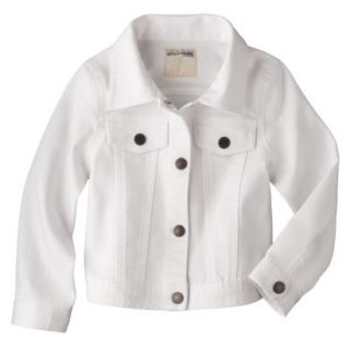 Genuine Kids from OshKosh Infant Toddler Girls Jean Jacket   White 4T