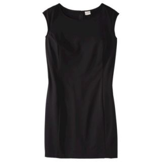 Merona Womens Plus Size Sleeveless Ponte Sheath Dress   Black 4