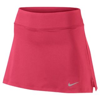 Nike Women`s Straight Knit 14.17 Inch Tennis Skirt Small 676_Fusion_Red
