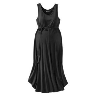Liz Lange for Target Maternity Sleeveless Knit Maxi Dress   Black XS