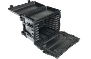 Pelican 0450WDBLACK Case,23.95 x 14.75 x 17.95 Mobile Tool Chest w/ Drawers Black