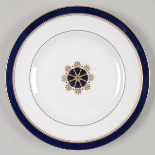 Royal Worcester Howard Cobalt Blue (Gold Trim) Accent Salad Plate, Fine China Di