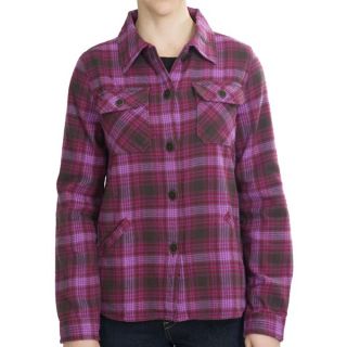 Woolrich Oxbow Bend Shirt Jacket   Flannel (For Women)   GRAPE (L )