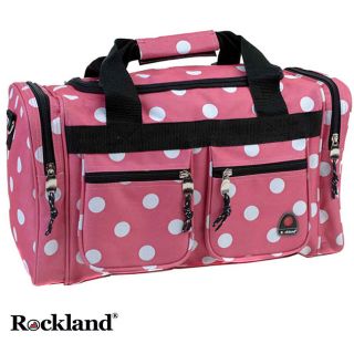 Rockland Bel air Pink Dot 19 inch Carry on Tote / Duffel Bag