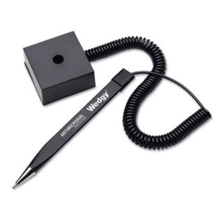 MMF Wedgy Coil Ballpoint Counter Pen with Square Base