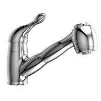 Riobel MO101 C Mondial Single Handle Pull Out Spray Kitchen Faucet