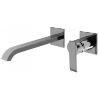 Graff G 6236 LM38W OB Qubic Wall Mounted Lavatory Faucet with Single Handle (Rou