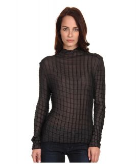Calvin Klein Collection Samad Shirt Womens Long Sleeve Pullover (Black)