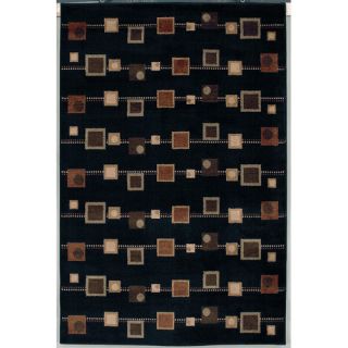 Shaw Rugs Accents Cocktail Ebony Rug 3X8 08500 Rug Size Runner 111 x 76