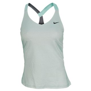 Nike Women`s Printed Knit Tennis Tank Xsmall 382_Arctic_Green