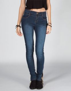 Ankle Zip Womens Highwaisted Skinny Jeans Dark Denim In Sizes 9