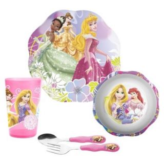 Disney Princess 5 piece Meal Time Dinnerware Set
