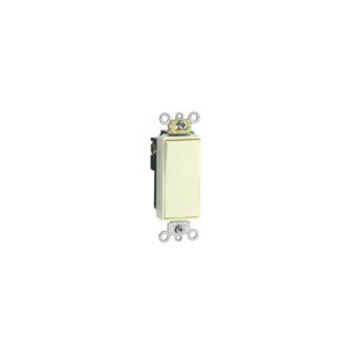 Leviton 56932A Light Switch, Decora Plus Rocker Switch, Commercial Grade, 3Way Almond