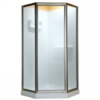 American Standard AMOPQF1.400.238 Universal Framed Clear Glass Neo Angle Doors f
