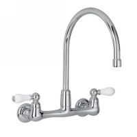 American Standard 7293.252.002 Amarilis Two Handle Wall Mount Sink Faucet with L