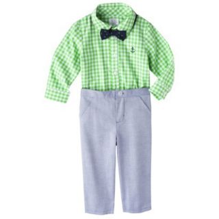 Just One YouMade by Carters Newborn Boys 2 Piece Pant Set   Green/Denim 18 M