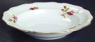 Royal Heidelberg Rose Brier (White) Rim Soup Bowl, Fine China Dinnerware   Moss