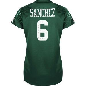New York Jets Mark Sanchez VF Licensed Sports Group NFL Womens Draft Him II Top