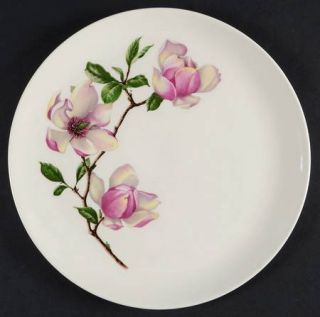 Crooksville Southern Bell Dinner Plate, Fine China Dinnerware   Pink And Yellow