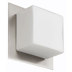Dainolite DAI 83554A SC OPW Universal 1 Light Wall/Ceiling Fixture Square Glass