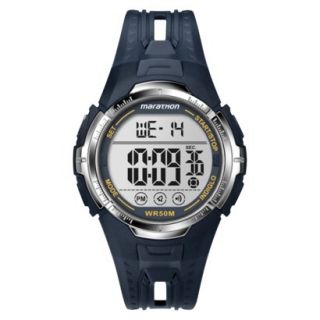 Marathon Timex Mens Digital Sports Watch with Silver Accents on the Dial  