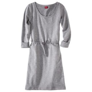 Merona Womens Tie Waist Leisure Dress   Heather Grey   S